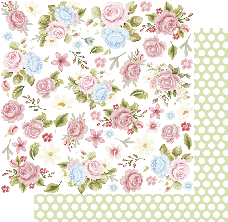 Uniquely Creative - Patchwork Roses Paper - Jelly Roll