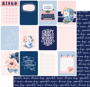 Uniquely Creative - Indigo Bloom Paper - Lucia