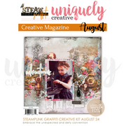 Uniquely Creative - Steampunk Graffiti Creative Magazine - Aug 2024