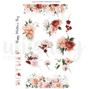 Uniquely Creative - Mother's Day Bouquet Cut-a-part Sheet