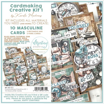 Mintay Creative Kit - Cardmaking Kit 1 Masculine Cards
