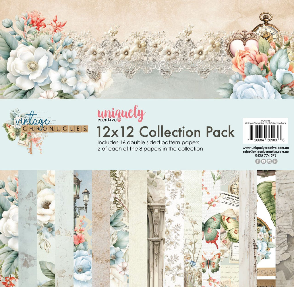 Uniquely Creative - Vintage Chronicles 12x12 Collection Pack