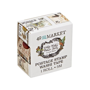 49 And Market - Vintage Artistry Nature Study Postage Stamp Washi Tape