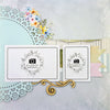 Uniquely Creative - Light Blue Lacey Circle Decorative Base Layer