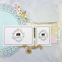 Uniquely Creative - Light Blue Lacey Circle Decorative Base Layer