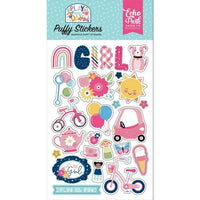 Echo Park - Play All Day Girl Puffy Stickers