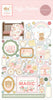 Carta Bella - Little Lullabies Baby Girl Puffy Stickers