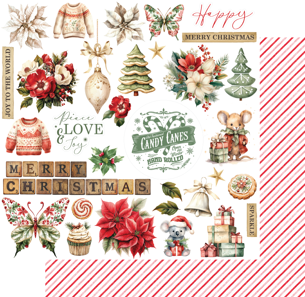 Uniquely Creative - Home for Christmas Paper - Ready for Santa