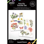 Arden Creative Studio - Laurel Grove Rub-On Transfer Set 6in x 8in