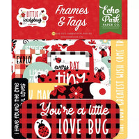 Echo Park - Little Ladybug Frames & Tags 34/Pkg