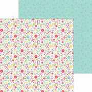 Doodlebug - Gingerbread Kisses Paper - Sugarplums