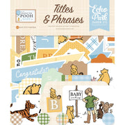 Echo Park - Winnie the Pooh Baby Titles & Phrases Die Cuts 32/Pkg