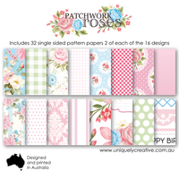 Uniquely Creative - Patchwork Roses 6x6 Collection Pack