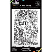Arden Creative Studio - Maker Series Typecast Mix 4in x 6in Background Stamp 1/Pkg