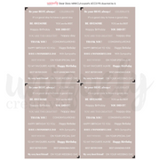 Uniquely Creative - Dear Diary Mini Cut-a-part Sheet