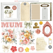 Uniquely Creative - Mother's Day Scrapbooking Elements Cut-a-part Sheet 12x12