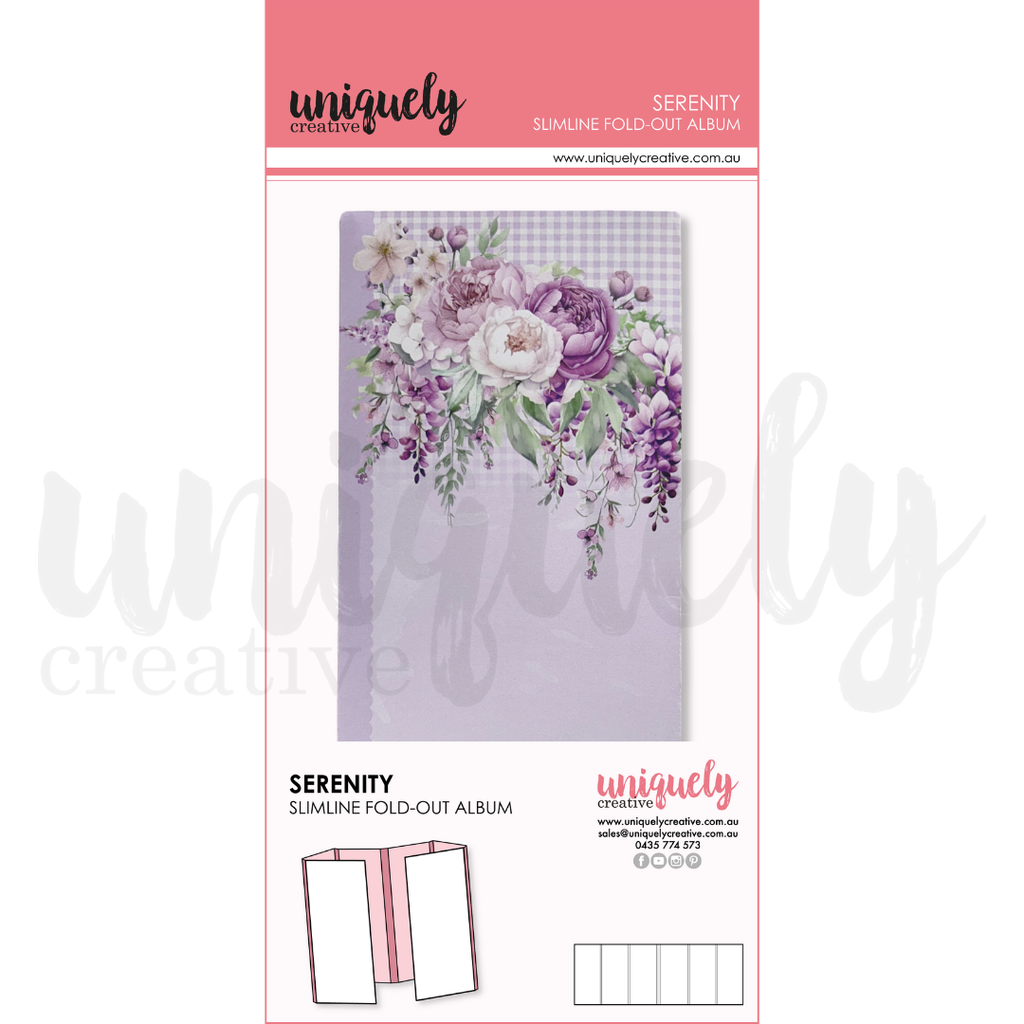 Uniquely Creative - Serenity Slimline Fold-Out Album