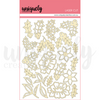 Uniquely Creative - Christmas Wishes Holly Laser Cut Stickers