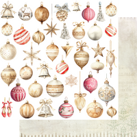 Uniquely Creative - Home for Christmas Paper - Vintage Baubles
