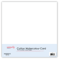 Uniquely Creative - 12x12 COTTON WATERCOLOUR CARD 250GSM