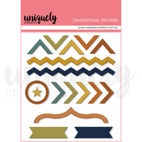 Uniquely Creative - Directional Dimensional Stickers