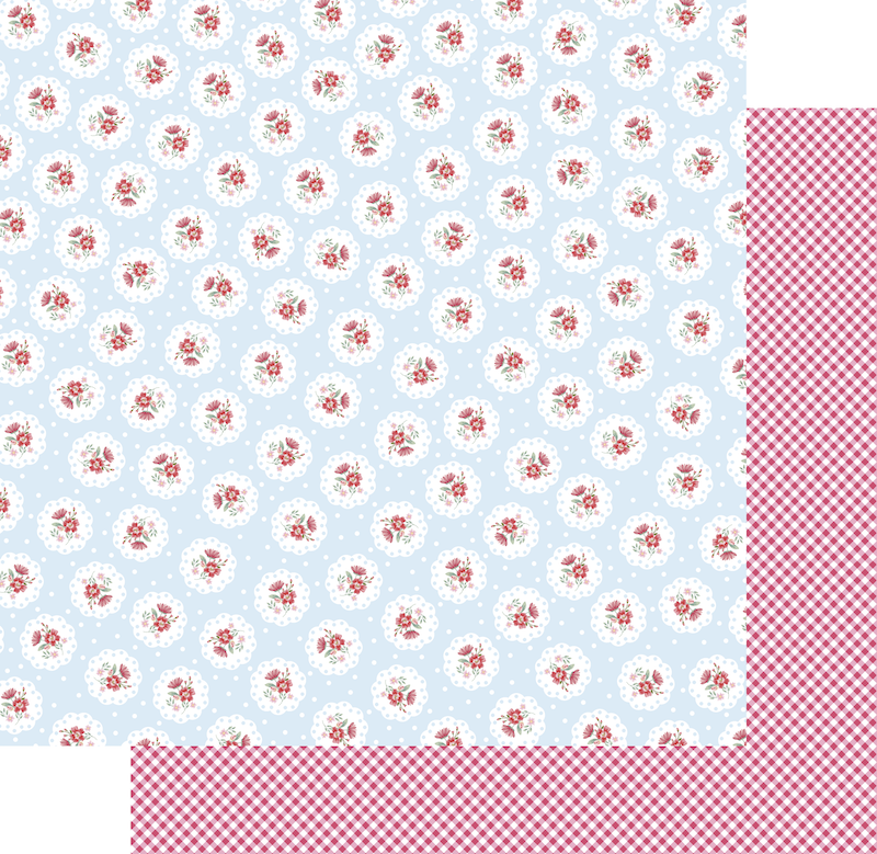 Uniquely Creative - Patchwork Roses Paper - Sew Pretty