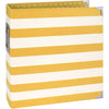 Simple Stories - 6x8 Sn@p! Designer Binder - Yellow Stripe