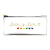 Paper House Zippered Pouch 8.5"X4" - Love is Love