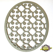 10" Decorative Panel - Flourish Oval 1