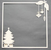 12x12 Christmas Scene Page Frame