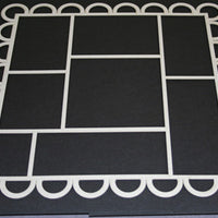 12x12 Scallop Square Overlay Frame