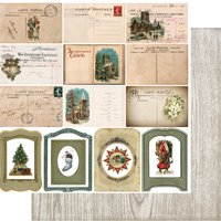 Uniquely Creative -  A Very Vintage Christmas Paper - Dashing through the Snow