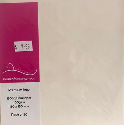 150 Square Premium Ivory Envelopes