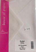 Budget White Envelopes - 5x7 Budget White