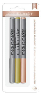 American Crafts - Metallic Markers - 3pk/g
