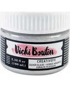 Vicki Boutin Mixed Media Creative FX Glaze 3.38oz - Silver