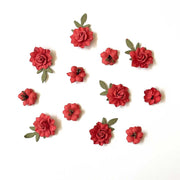 49 & Market Flowers - Florets - Salsa 12/Pkg
