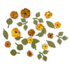 49 & Market - Rustic Blooms Paper Flowers 28/Pkg - Marigold