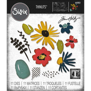 Sizzix Thinlits Dies By Tim Holtz 11/Pkg - Modern Floristry