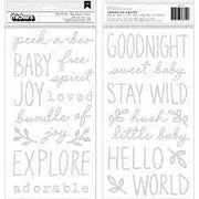 Peek-A-Boo You Thickers Stickers 5.5"X11" 79/Pkg