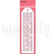 Uniquely Creative - Abstract Stitching Mark Making Stencil