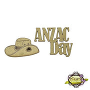 Anzac Day Title & Slouch Hat Set