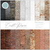 Craft Consortium Double-Sided Paper Pad 12"X12" - Brick Textures