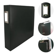 Couture Creations 12x12 Classic Superior Leather Album - Black