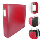 Couture Creations 12x12 Classic Superior Leather Album - Red