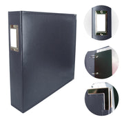 Couture Creations 12x12 Classic Superior Leather Album - Dark Blue