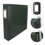 Couture Creations 12x12 Classic Superior Leather Album - Forest Green