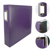 Couture Creations 12x12 Classic Superior Leather Album - Grape Soda Purple