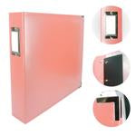 Couture Creations 12x12 Classic Superior Leather Album - Coral Pink