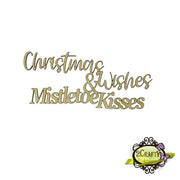 2Crafty - Christmas Wishes & Mistletoe Kisses